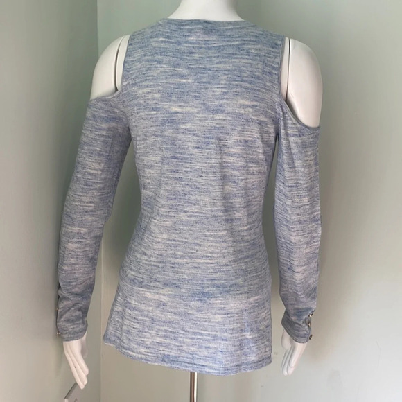 Lilly Pulitzer Lyon Cold Shoulder Sweater In Lapis Blue Size Medium - Picture 8 of 10